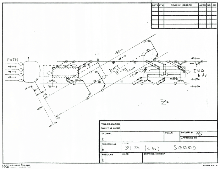 map of 34th St. station